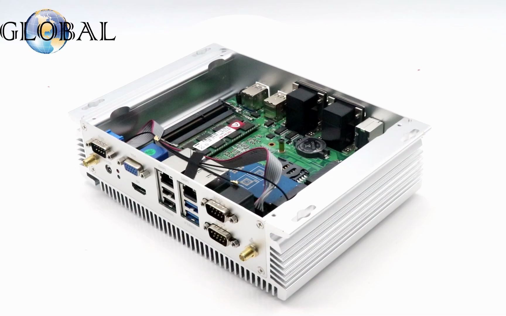迷你微型无风扇工控电脑i56360u双网卡6串口嵌入式工业小主机厂家直供