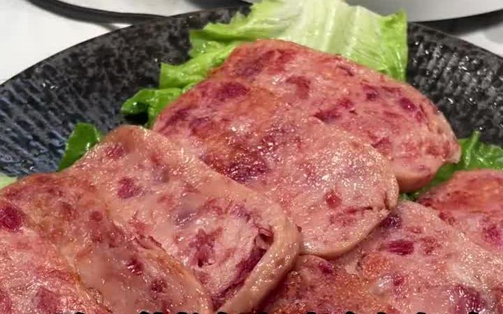 肉质满满越嚼越香的午餐肉罐头,开罐即食,多种吃法等你解锁!哔哩哔哩bilibili