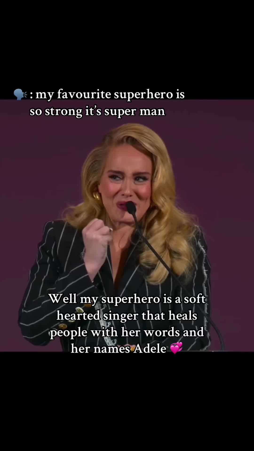 Shes my superhero. @Adele Access哔哩哔哩bilibili