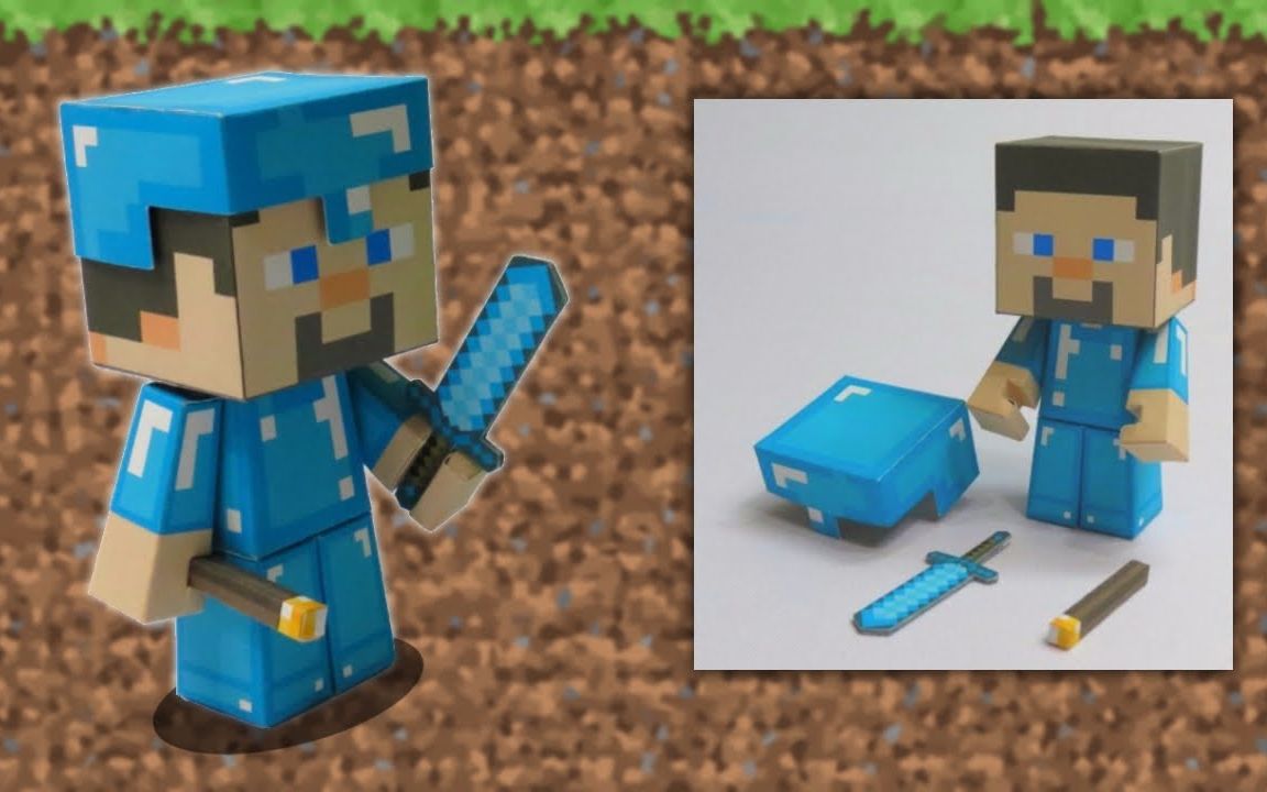 教你制作《我的世界》史蒂夫,附高清材料包!