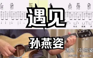 Download Video: 【吉他独奏慢速示范】遇见（孙燕姿）