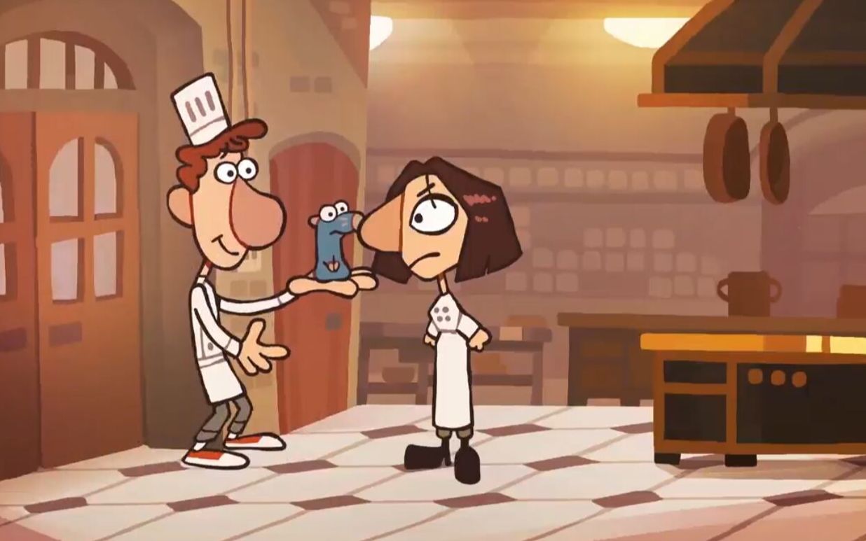 魔性动画带你两分钟看完《美食总动员》,简直太毁童年了