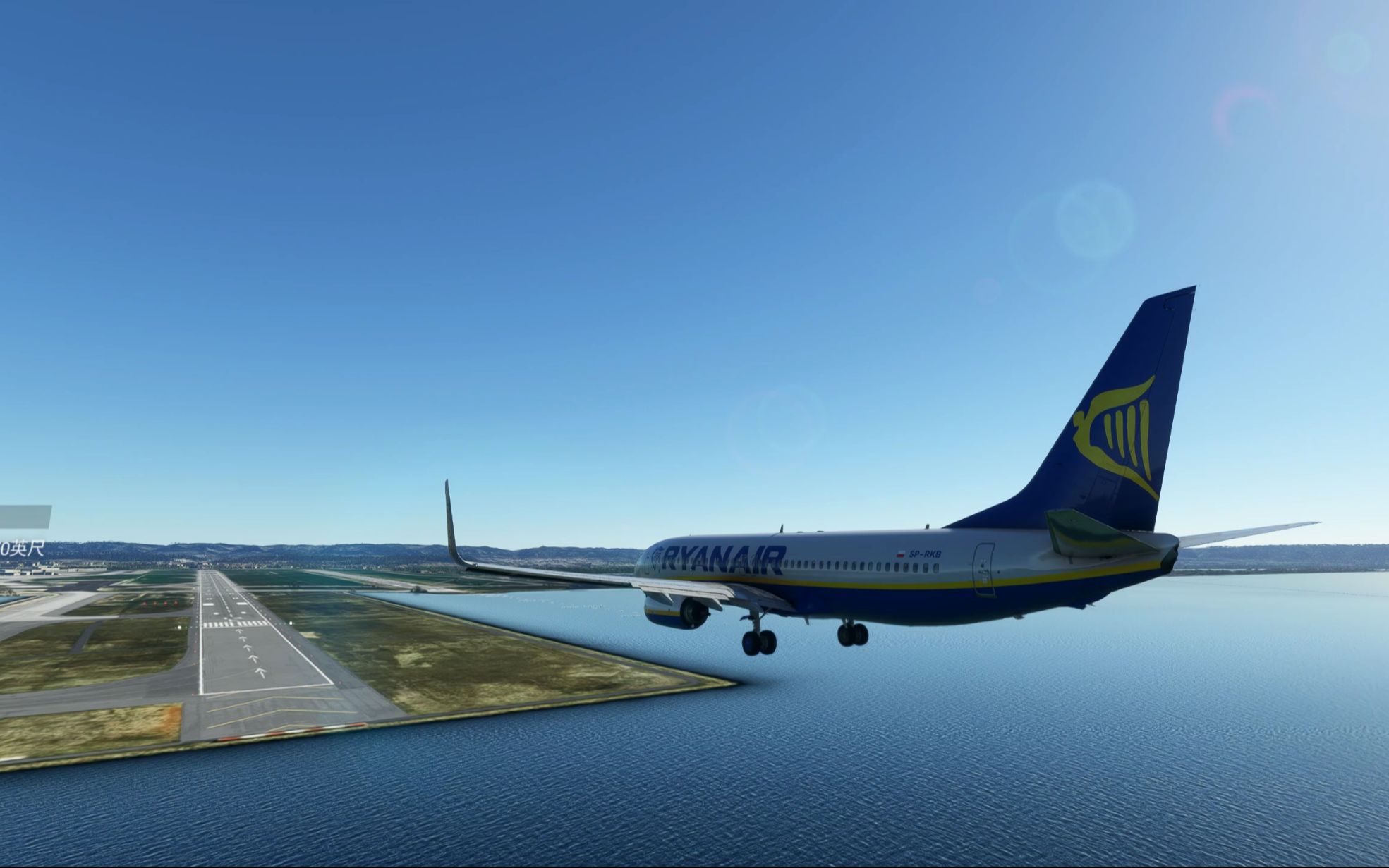 【mfs2020】瑞安航空b738降落lfml马赛普罗旺斯机场