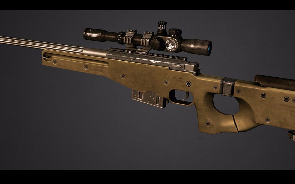 吃鸡神器98k一一3d次世代游戏武器建模零基础入门教程