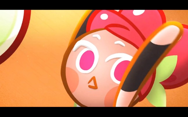 【跑跑姜饼人】打排球的山樱桃饼干来了(4月27日)_跑跑姜饼人