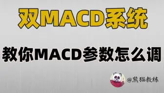 95%的人都不知道 双MACD系统 参数怎么调