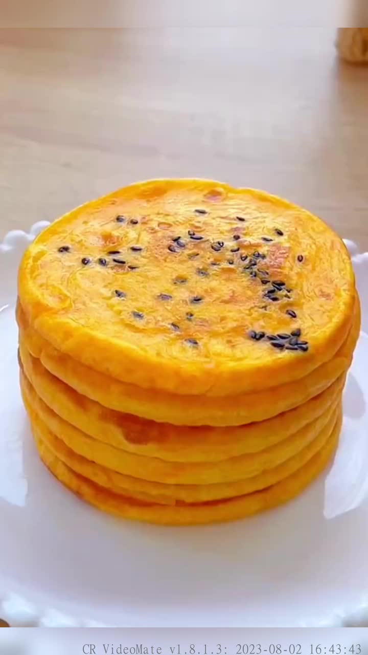 产后月子早餐就来一份奶香南瓜饼.