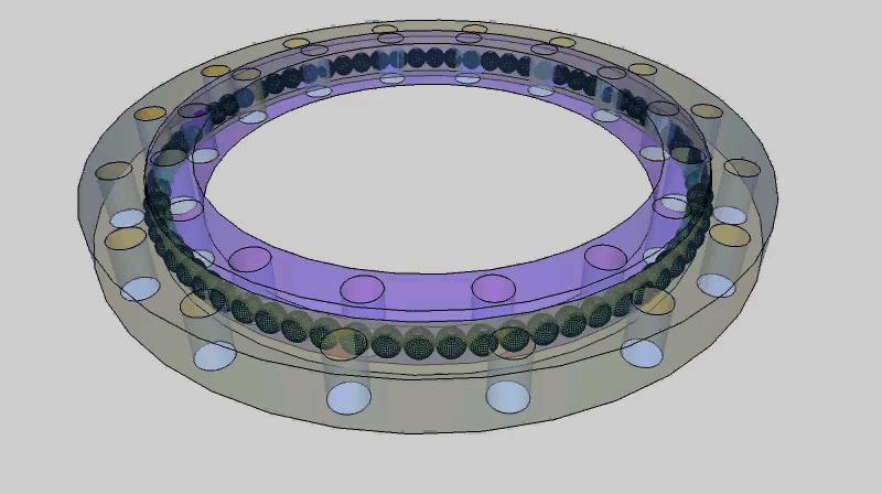 3D展示四点接触球轴承.哔哩哔哩bilibili