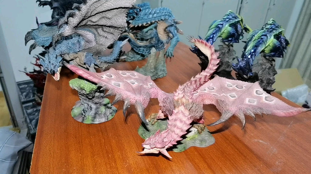 怪物猎人手办 cfb 苍火龙 樱火龙 闲鱼id:奏有有有有有