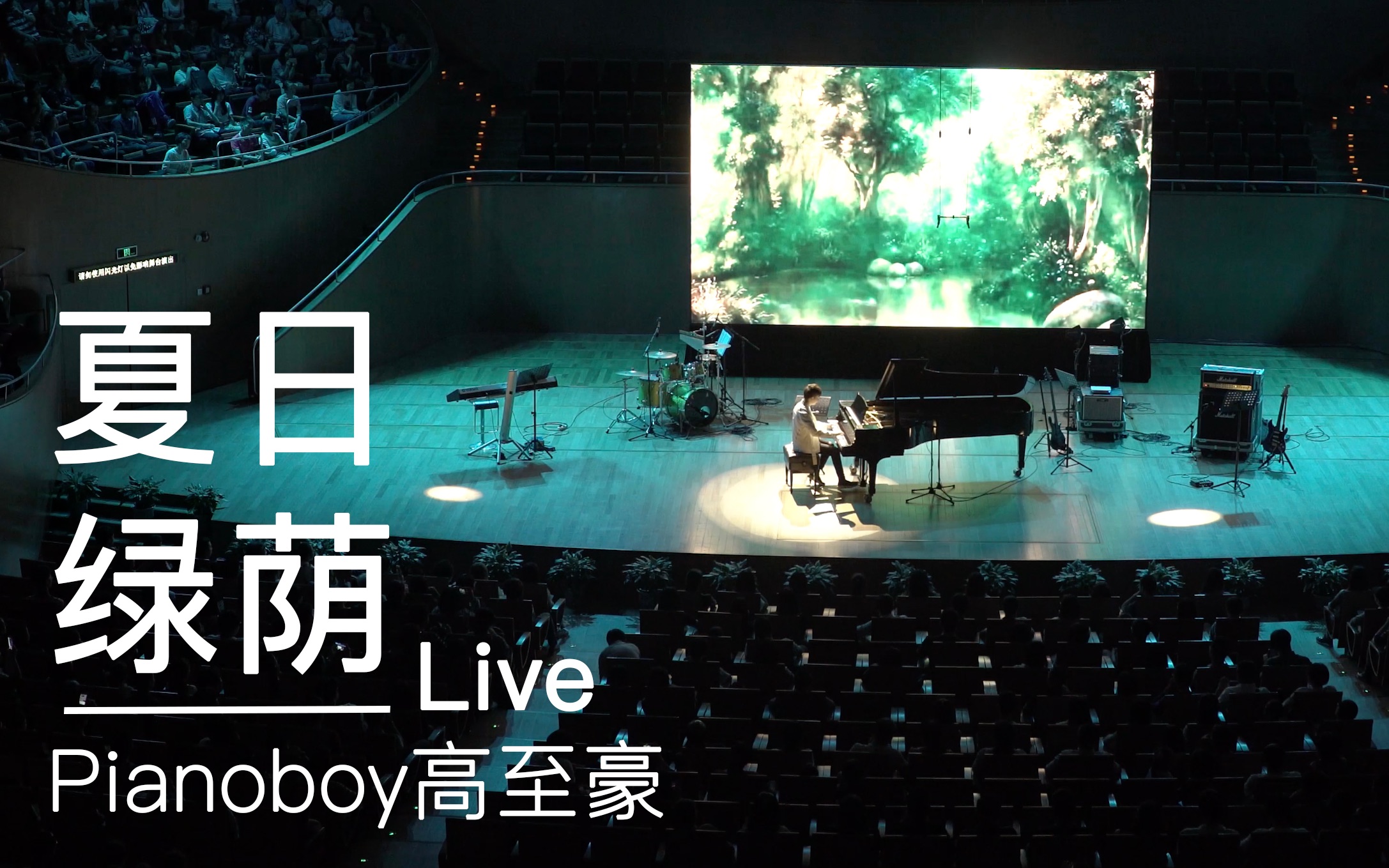 [全景]Pianoboy高至豪《夏日绿荫》(Live)哔哩哔哩bilibili