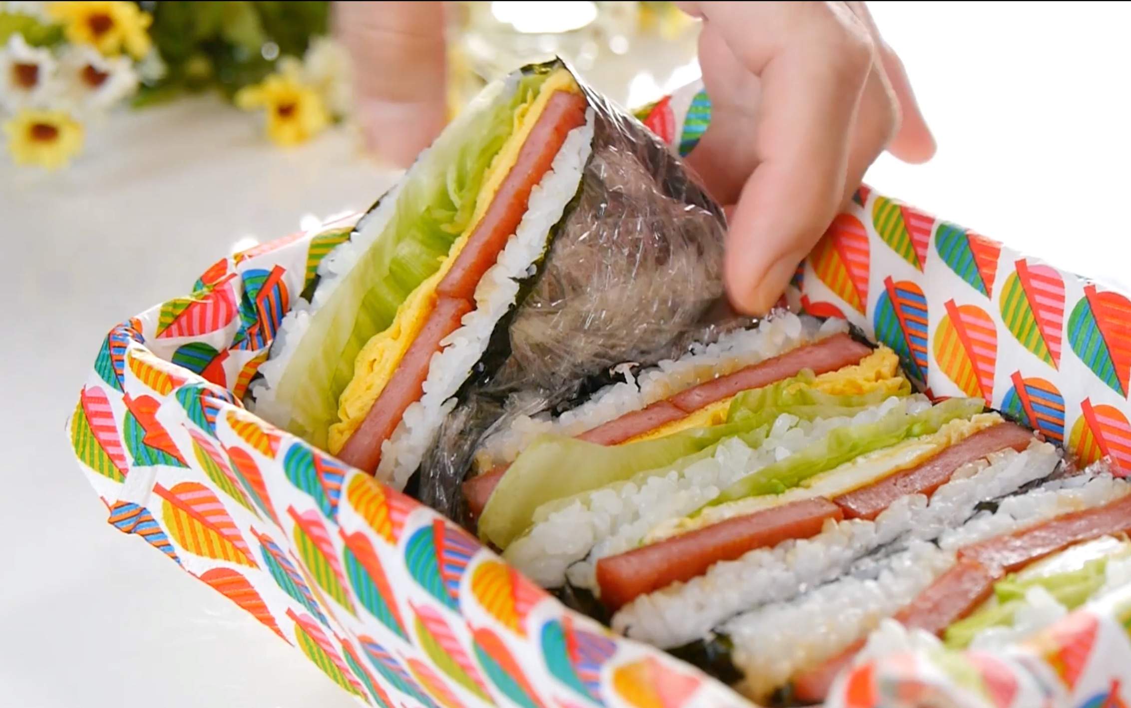 如何制作照烧五彩手握饭团recipetabieats日