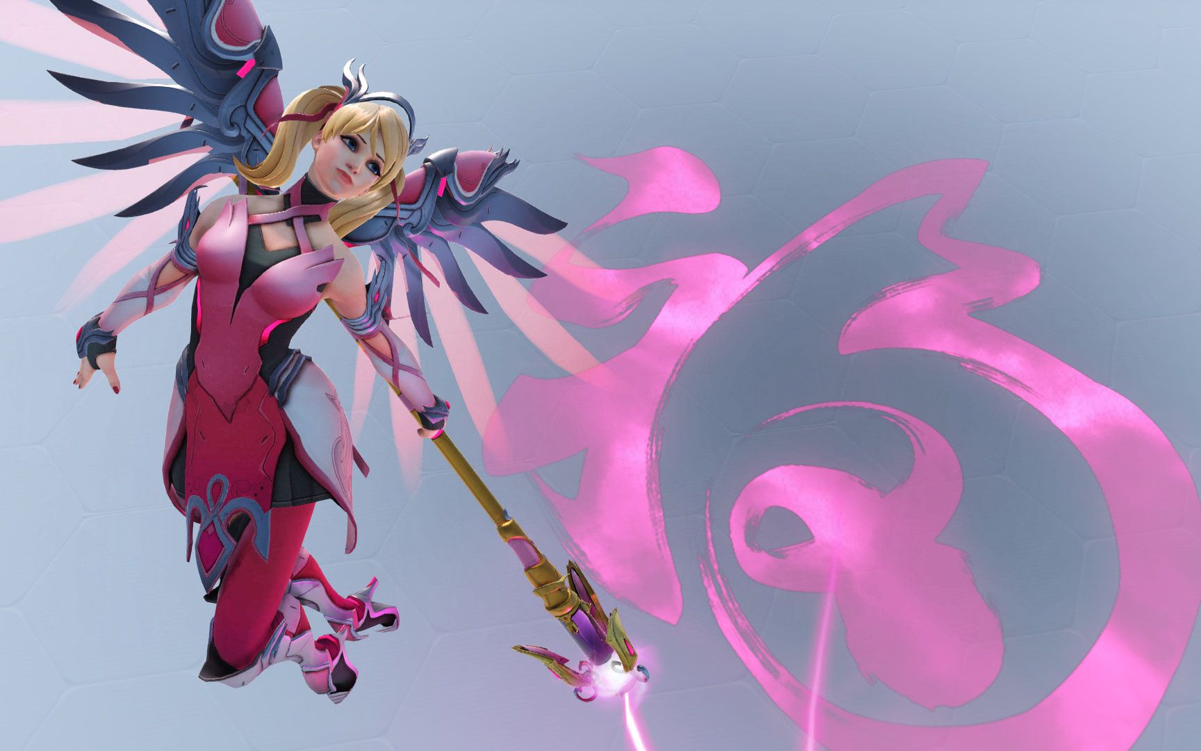 掏枪天使打爆源氏狗头 帝国投弹手dva(pump it!