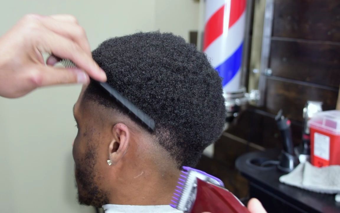 【Barber教学】降落渐变教学HOW TO CUT A DROP FADE WITH ONE GUARD STEP BY STEP哔哩哔哩bilibili