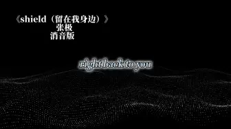 Download Video: 张极《shield（留在我身边）》消音版