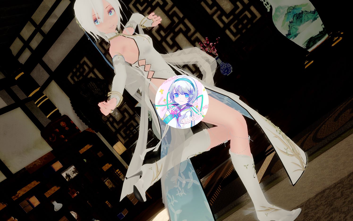 【言和-兰序·丝滑旗袍】遗世蒹葭79