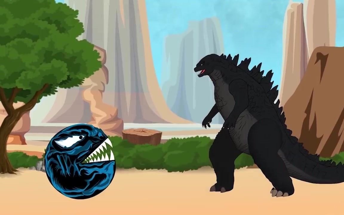 哥斯拉怪兽之王哥斯拉和猫恐龙