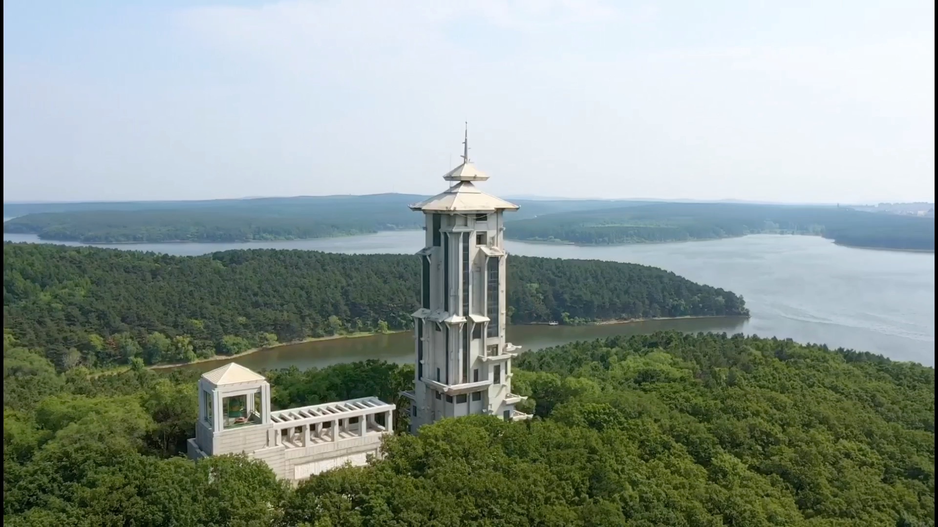 航拍长春 净月潭