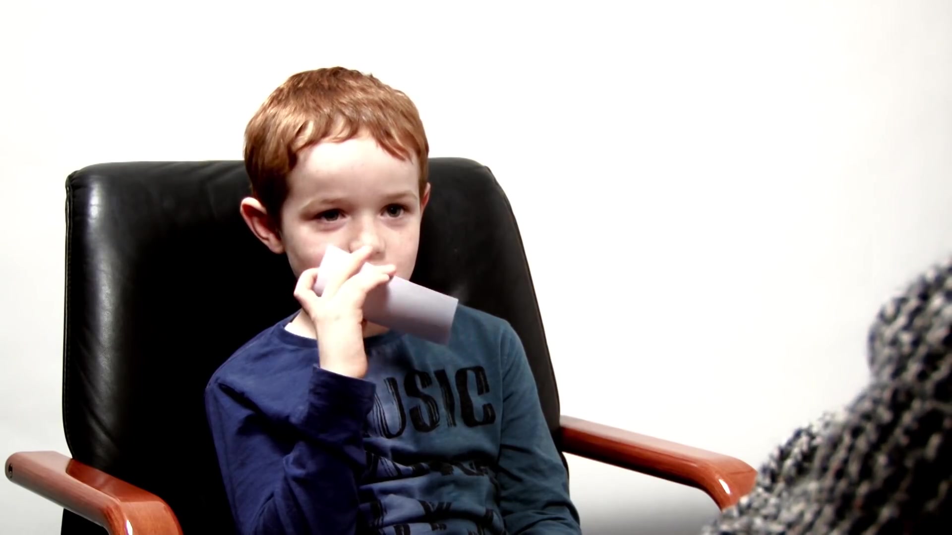 a boy and a man talk about the life -57 years apart