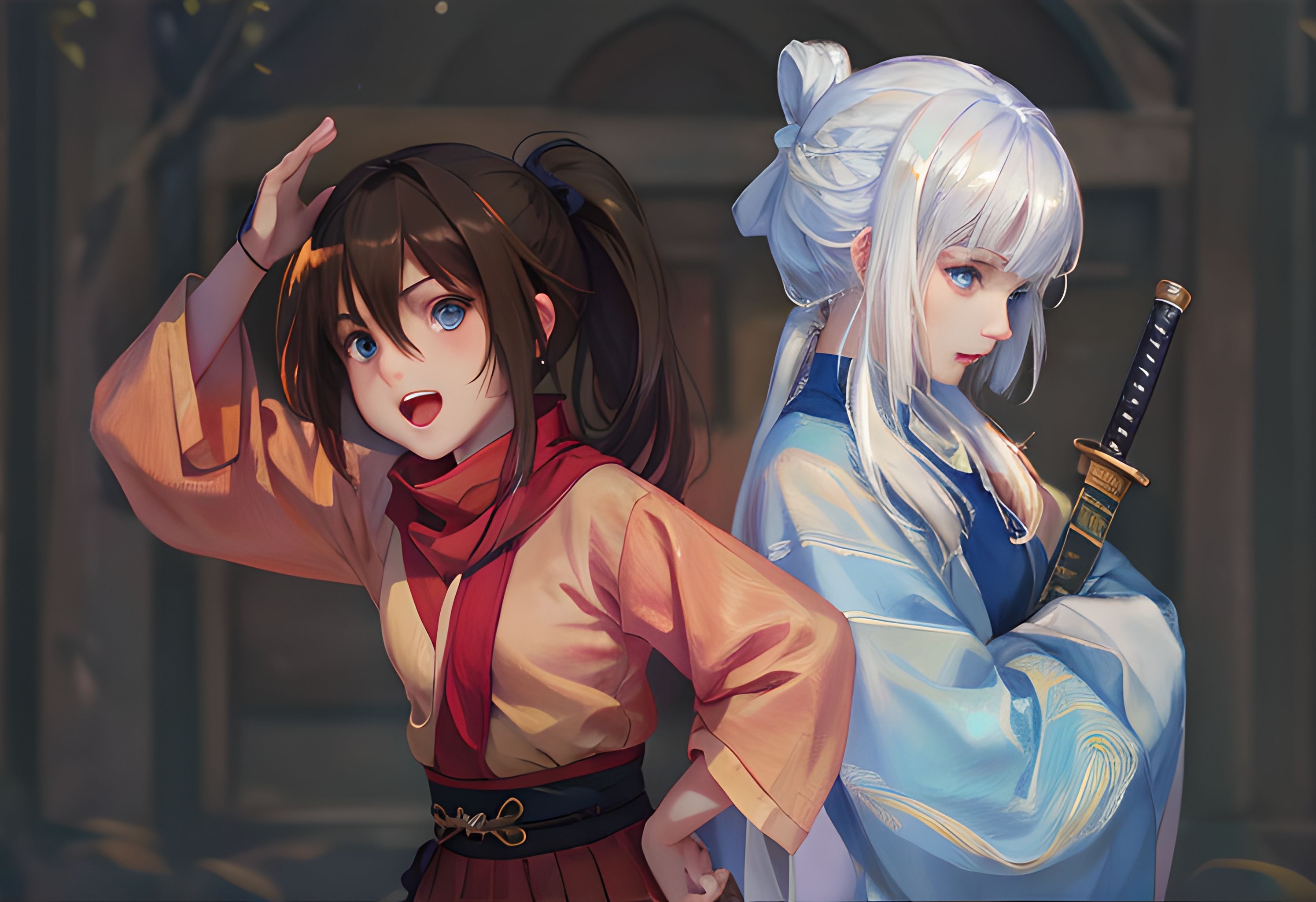 风灵玉秀·夕阳下仙舞·情缘绵长:树上鸟儿成双对 把bgm背景音乐换成