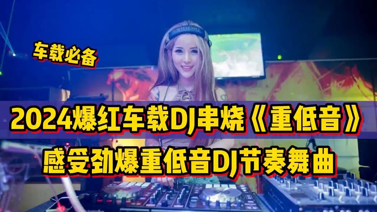 2024爆红车载DJ串烧《重低音》热情狂欢,劲爆重低音DJ节奏舞曲哔哩哔哩bilibili