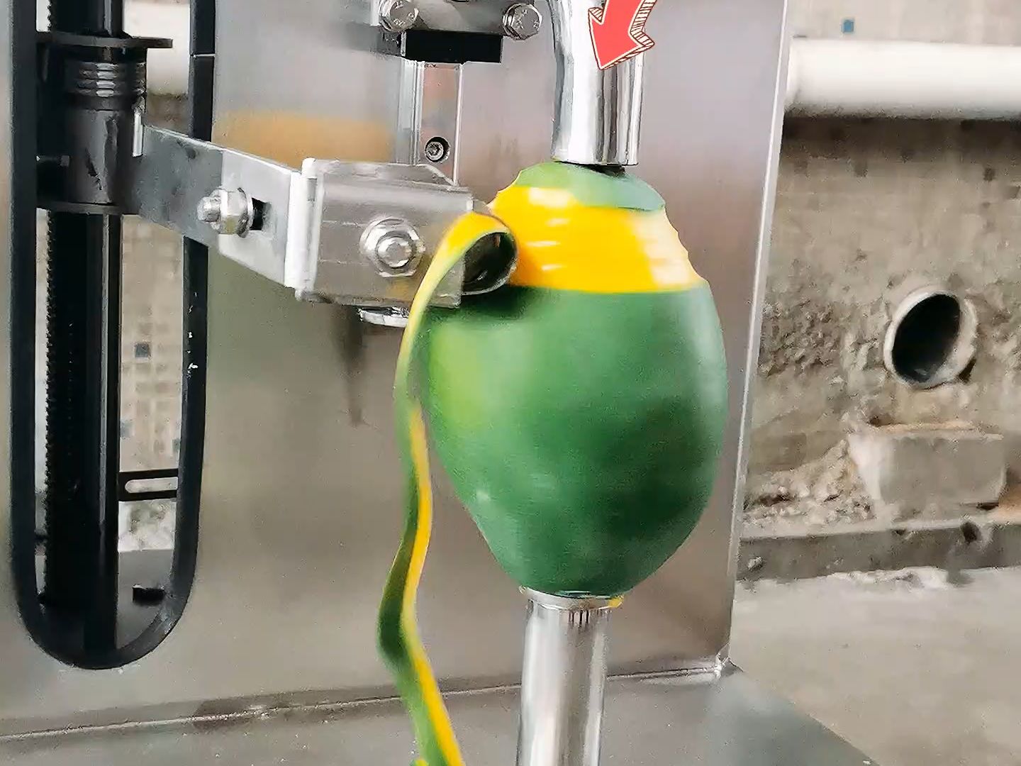 青芒果南瓜自动削皮机一键式去皮效果好