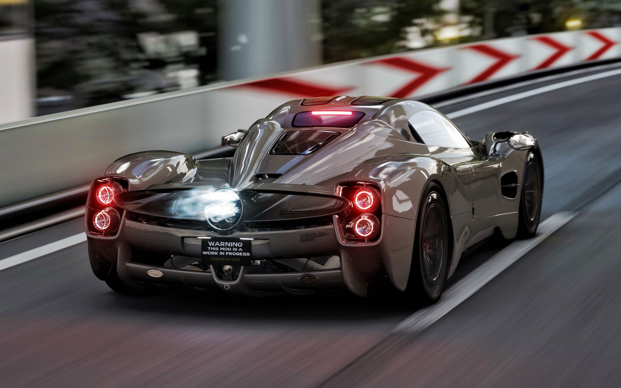 【神力科莎】车辆mod 帕加尼 c10 首都高c1逛街 2k 60fps