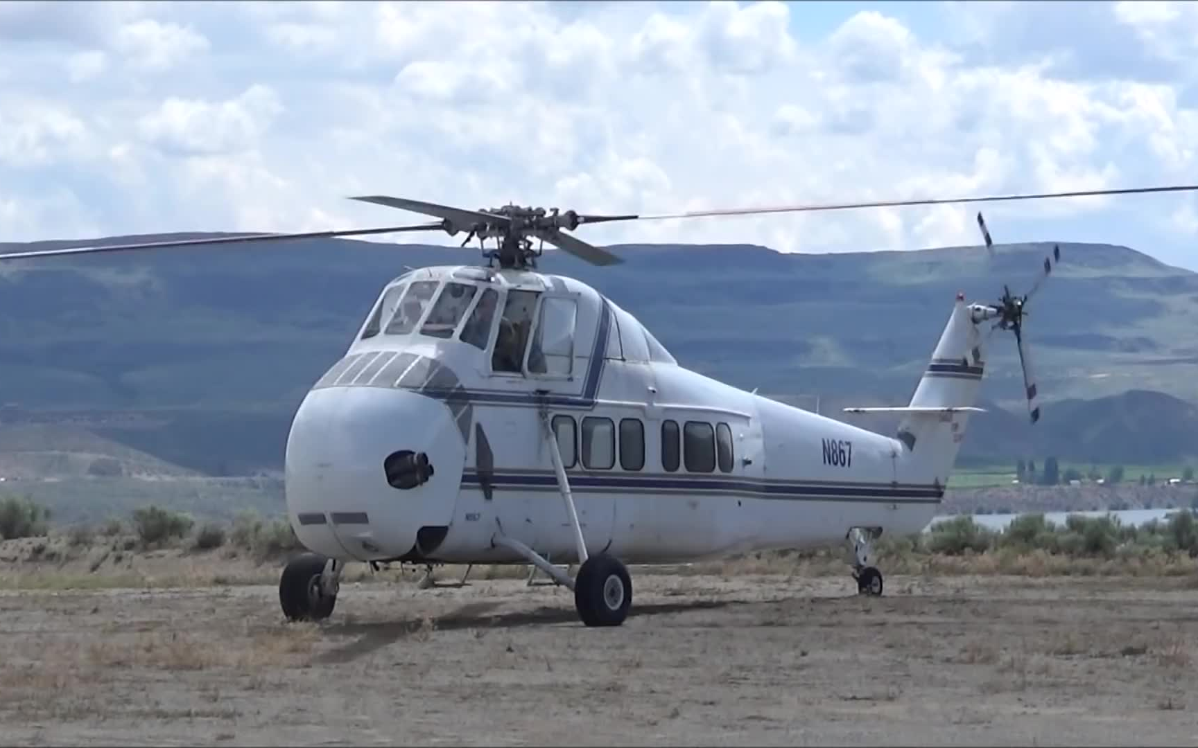 西科斯基 s-58 直升机 起飞和降落