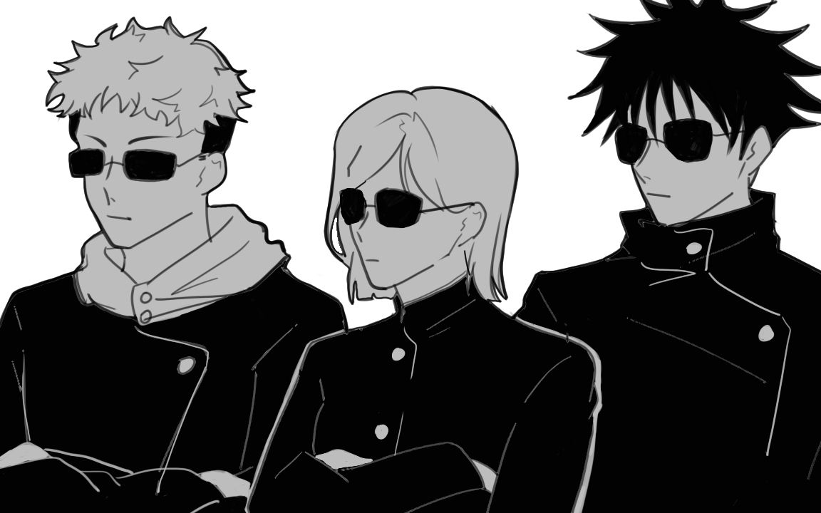 咒术回战描改手书虎钉伏钉朝你大胯捏一把