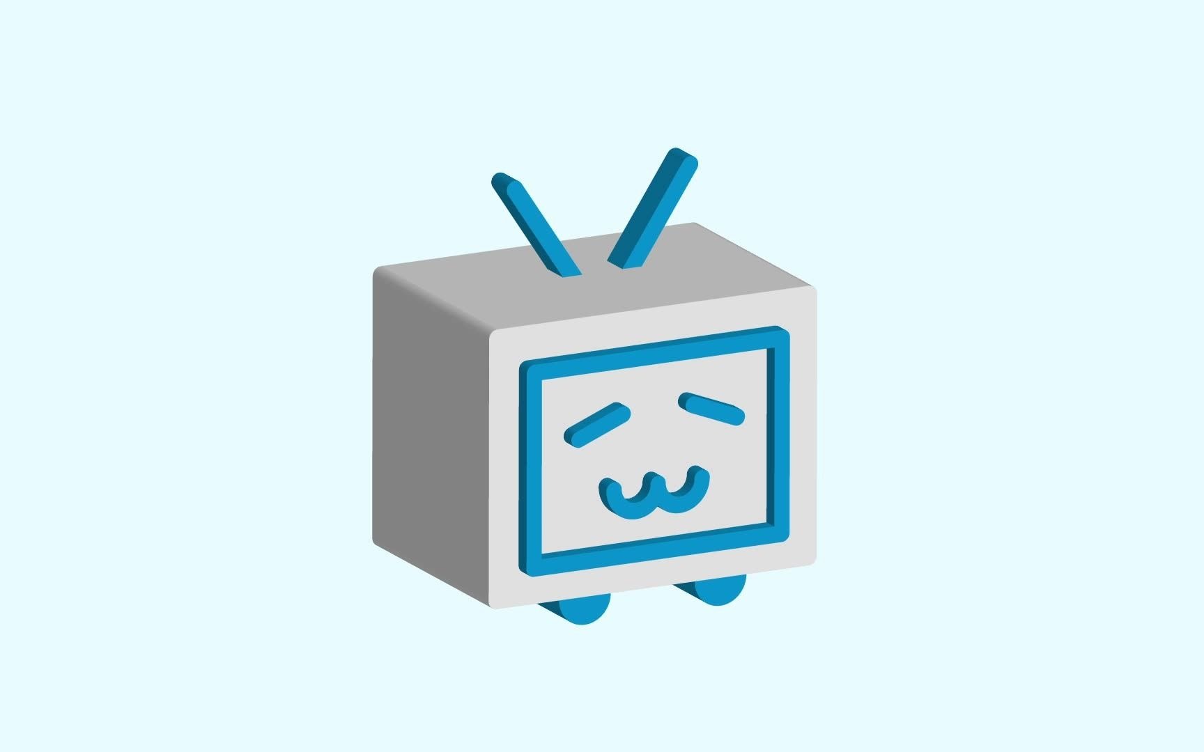 【ai插画】b站电视公仔 吉祥物ip形象设计潮流插画绘画创作过程_哔哩