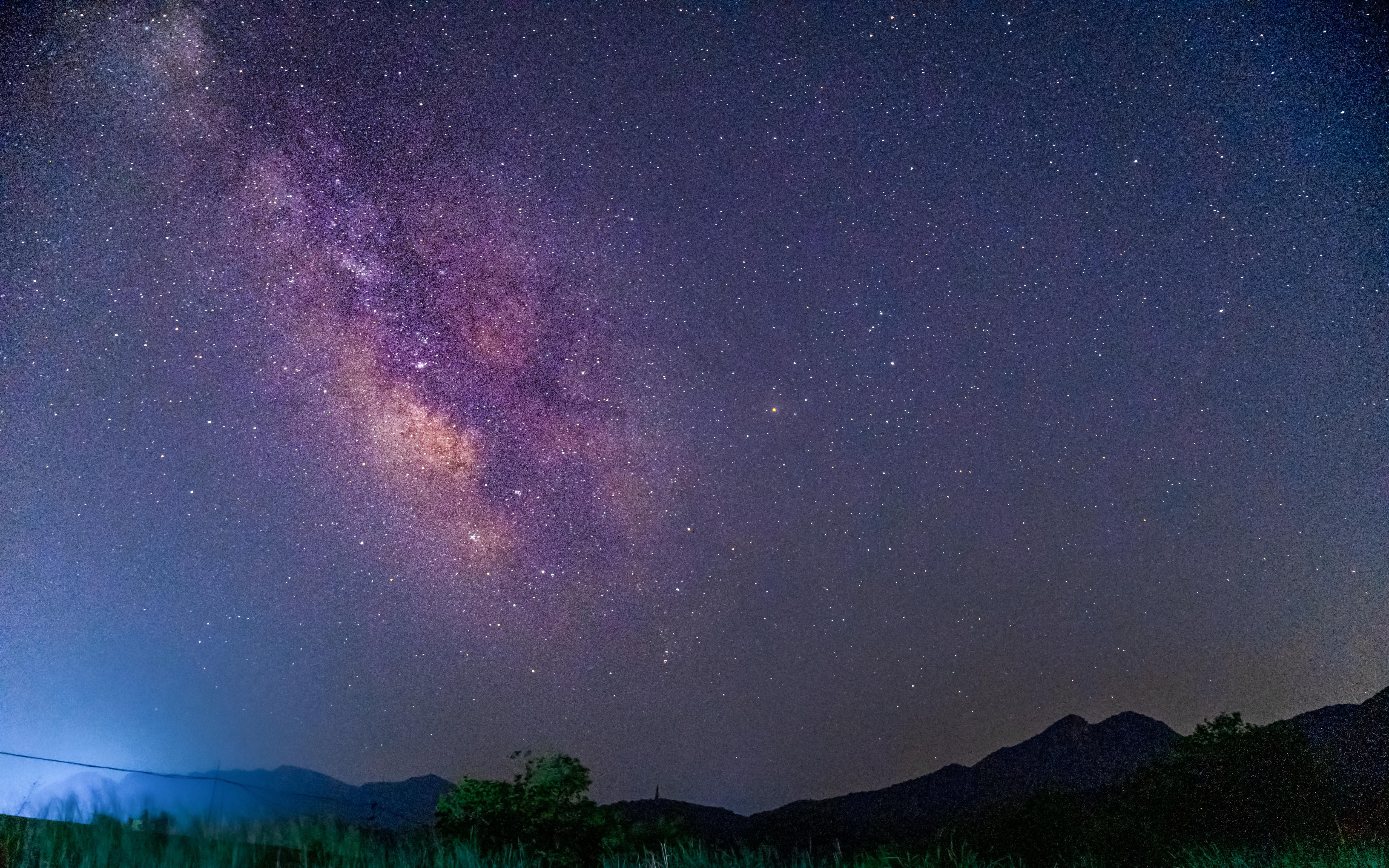 [真·4k] 黑与白的柔和碰撞__日出日落&银河星空延时摄影_哔哩哔哩