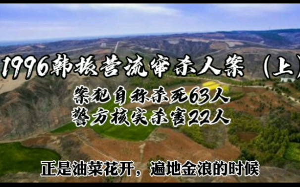 【林隐说大案】90年代刑侦大案纪实丨1996年韩振营流窜杀人案:案犯