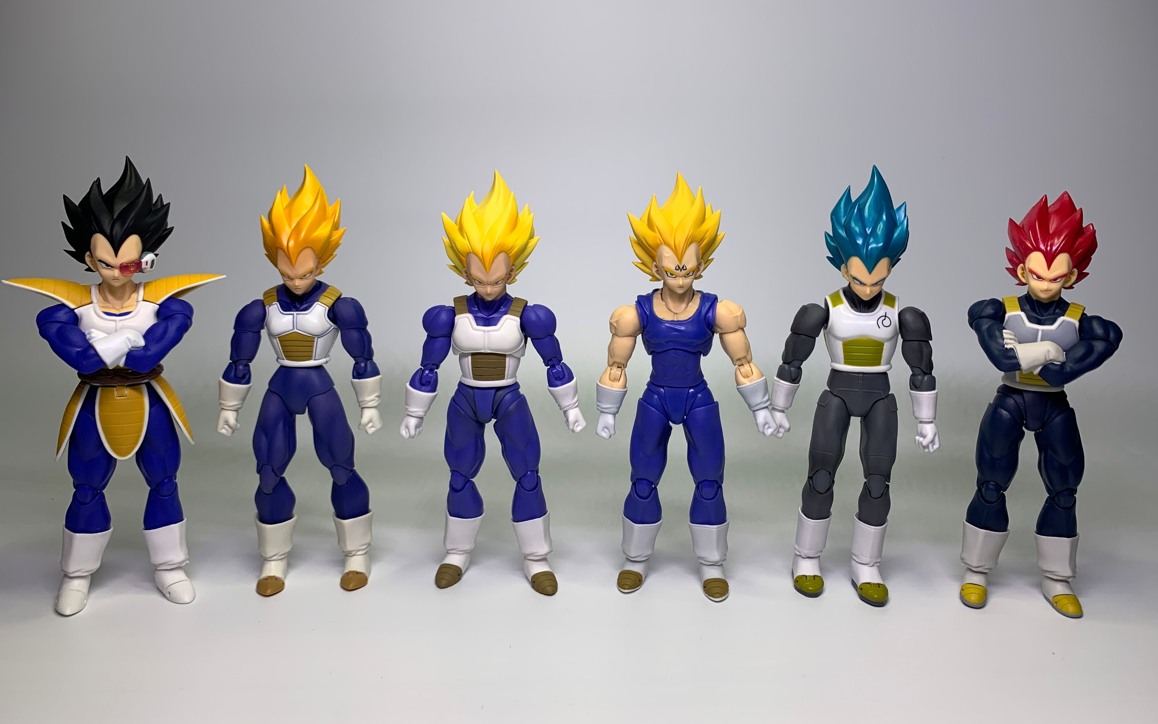 【龙珠超】万代shf超蓝贝吉塔1.0与2.0 对比测评-小川叫兽