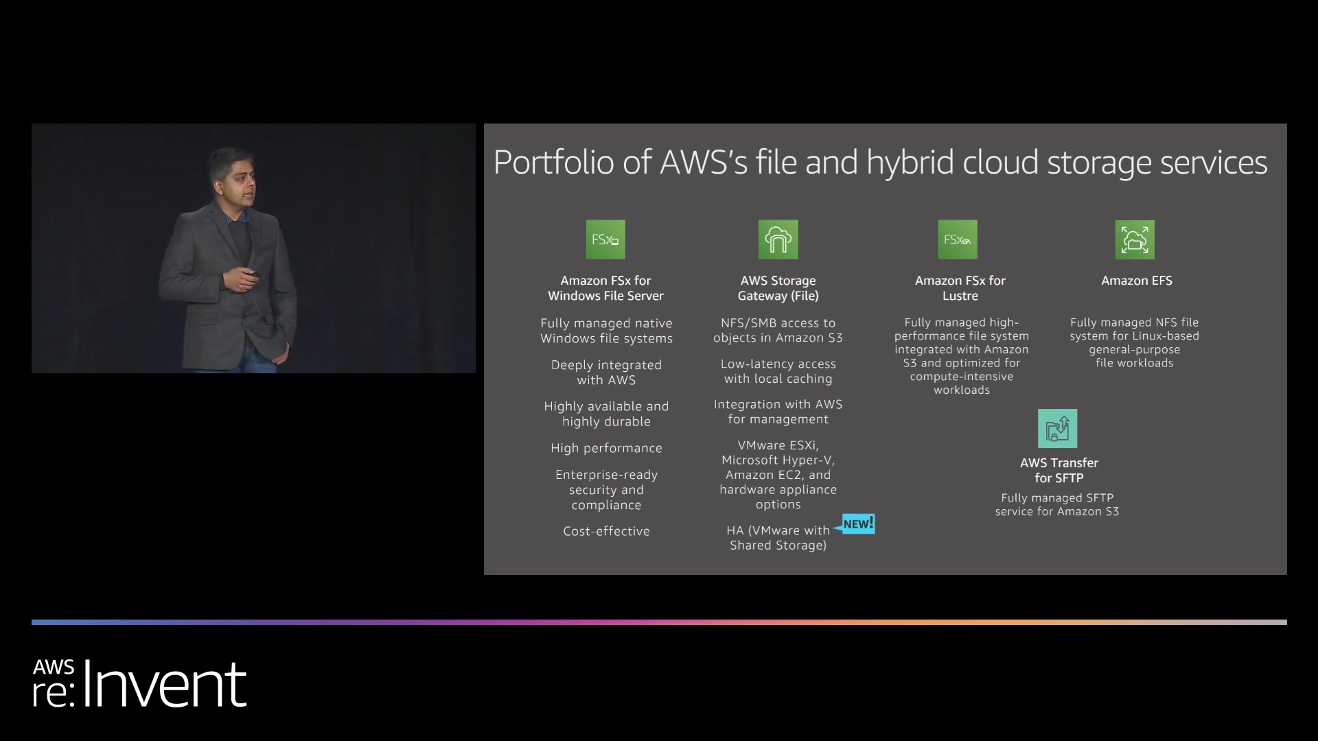 [图]AWS re:Invent 2019: How to use AWS storage for on-premises file-based applicatio