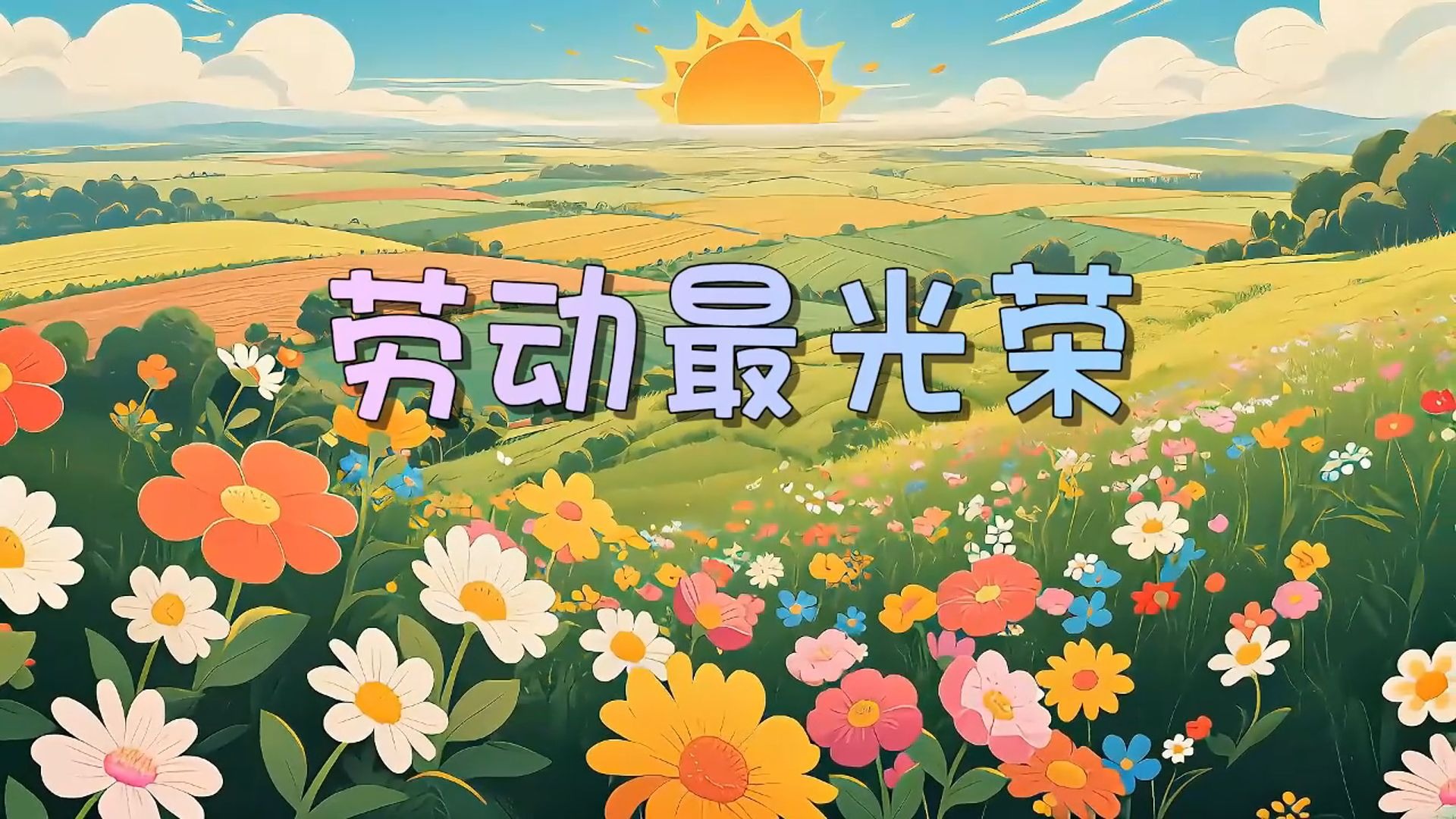 《劳动最光荣》主题视频