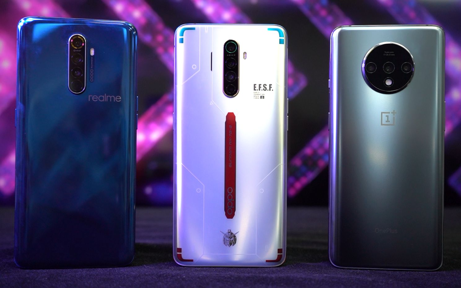 【蓝朋友】90Hz三兄弟如何选?横向对比一加7T/OPPO Reno Ace/realme X2 Pro