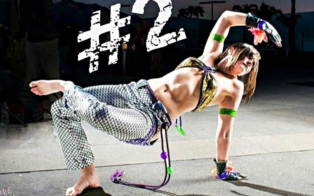【巴西战舞】超帅女生巴西战舞capoeira 第二弹