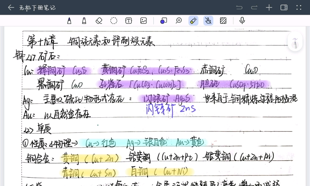 31无机化学元素带背笔记版——铜锌副族1哔哩哔哩bilibili