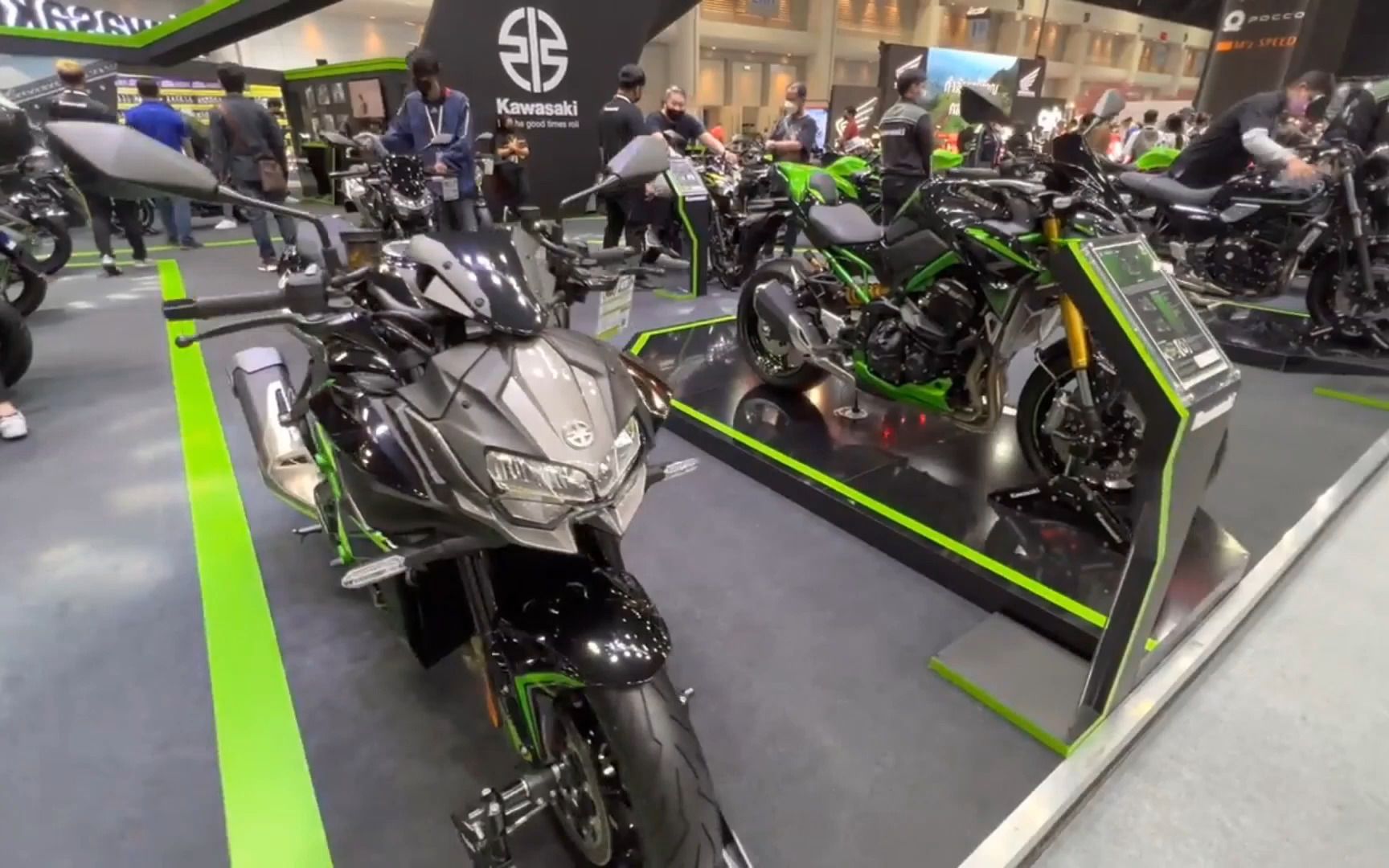 全新2023款川崎z h2和川崎zh2 se