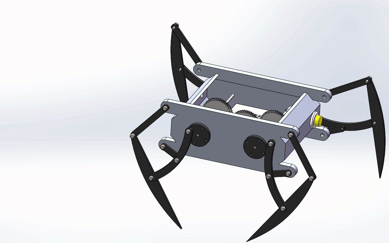 蜘蛛四足仿生机构
