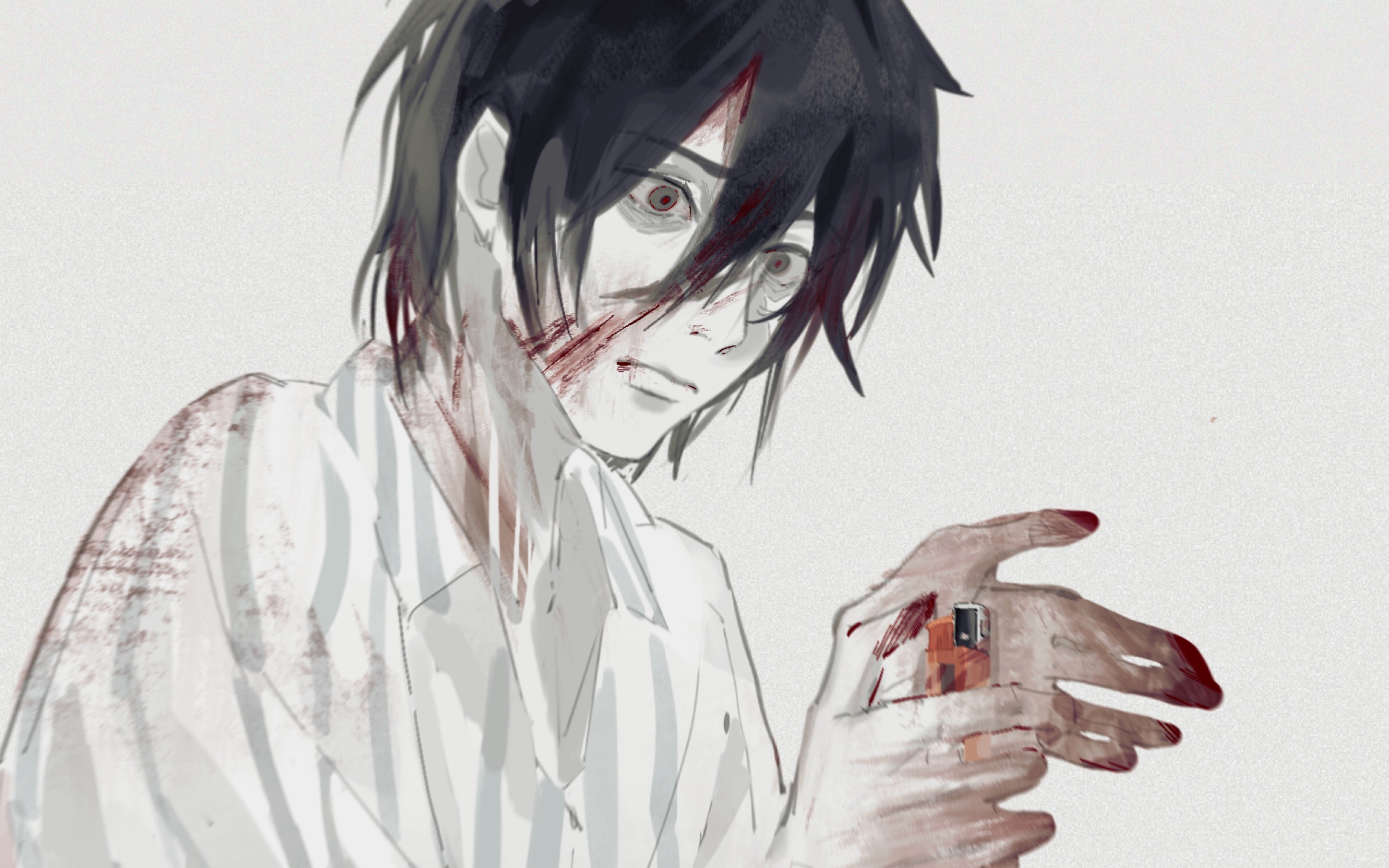 【绘画过程】一口气画三张精神病