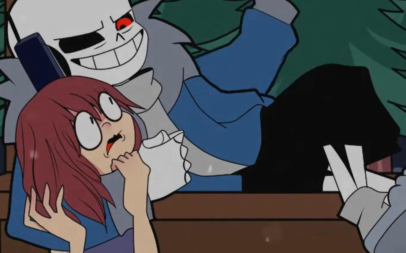 【undertale动画/中文字幕】近况如何啊!(horrortale)