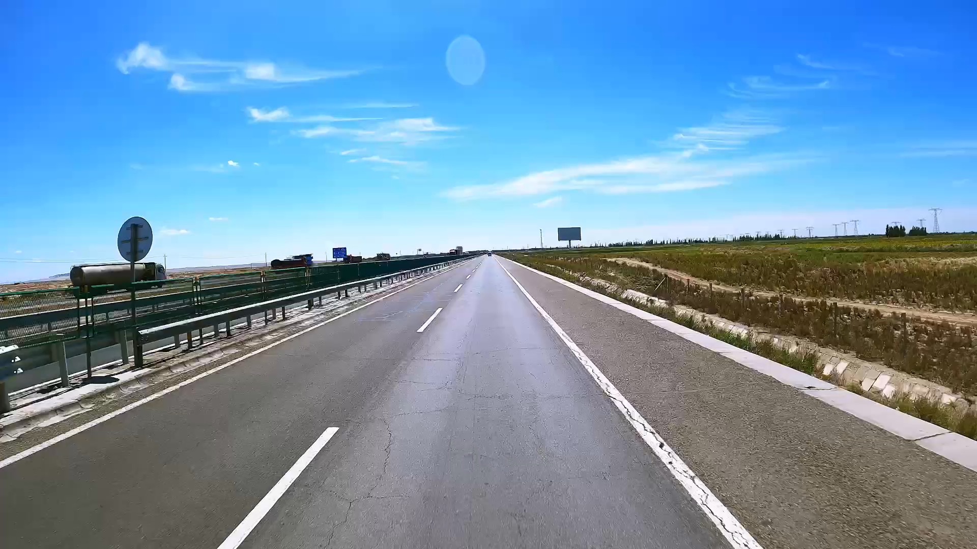 g30连霍高速甘肃省酒泉瓜州市布隆吉到玉门市赤金