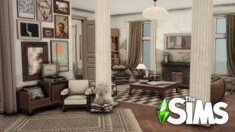 Download Video: 【网盘】模拟人生4速建搬运：艺术收藏家公寓Art Collector Apartment ｜ 122 Hakim House ｜ The Sims 4