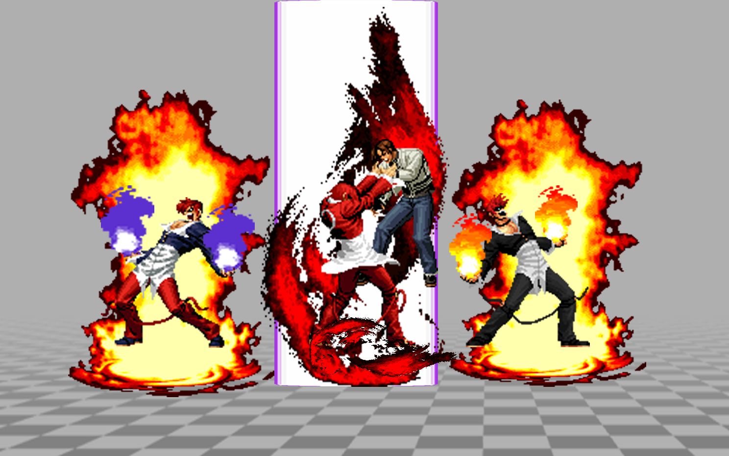 【mugen&除夕夜专场】克隆八神庵12号&血炎八神庵前身凯瑟琳人物对战