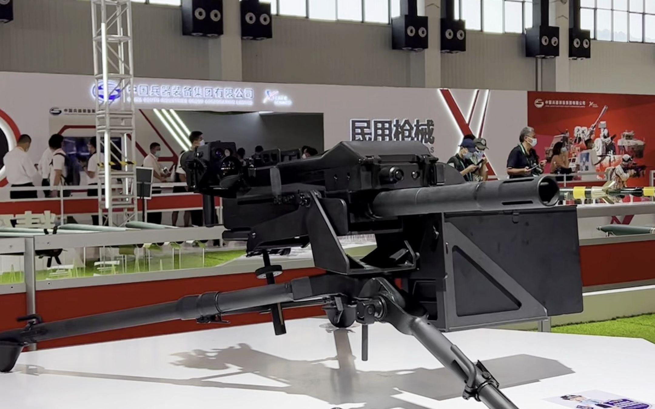 珠海航展探馆:cs/lg2型40毫米自动榴弹发射器