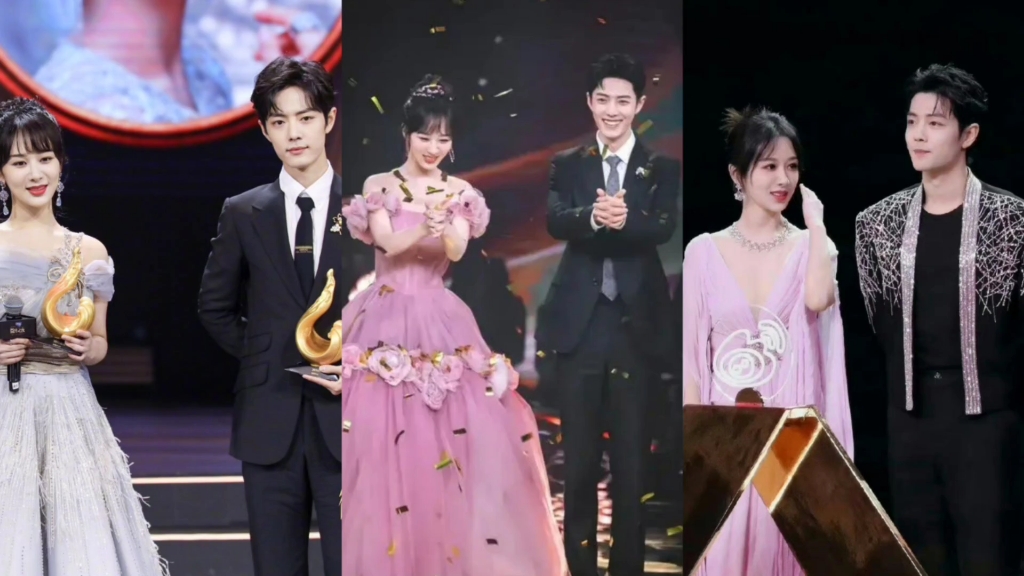 肖战杨紫2019～2022微博之夜汇总6015她的右边位置一直是他78