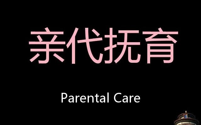 亲代抚育 Chinese Pronunciation Parental Care哔哩哔哩bilibili