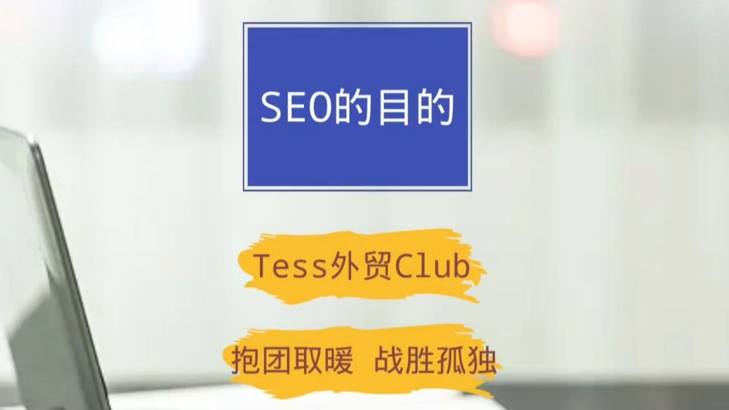 SEO的目的.哔哩哔哩bilibili