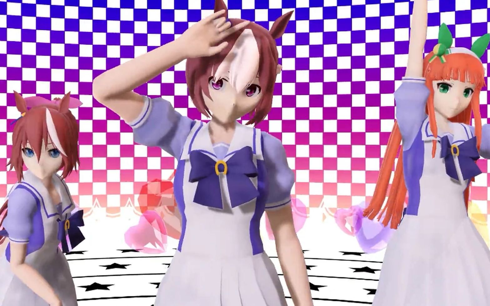 mmd赛马娘spica三人liardance