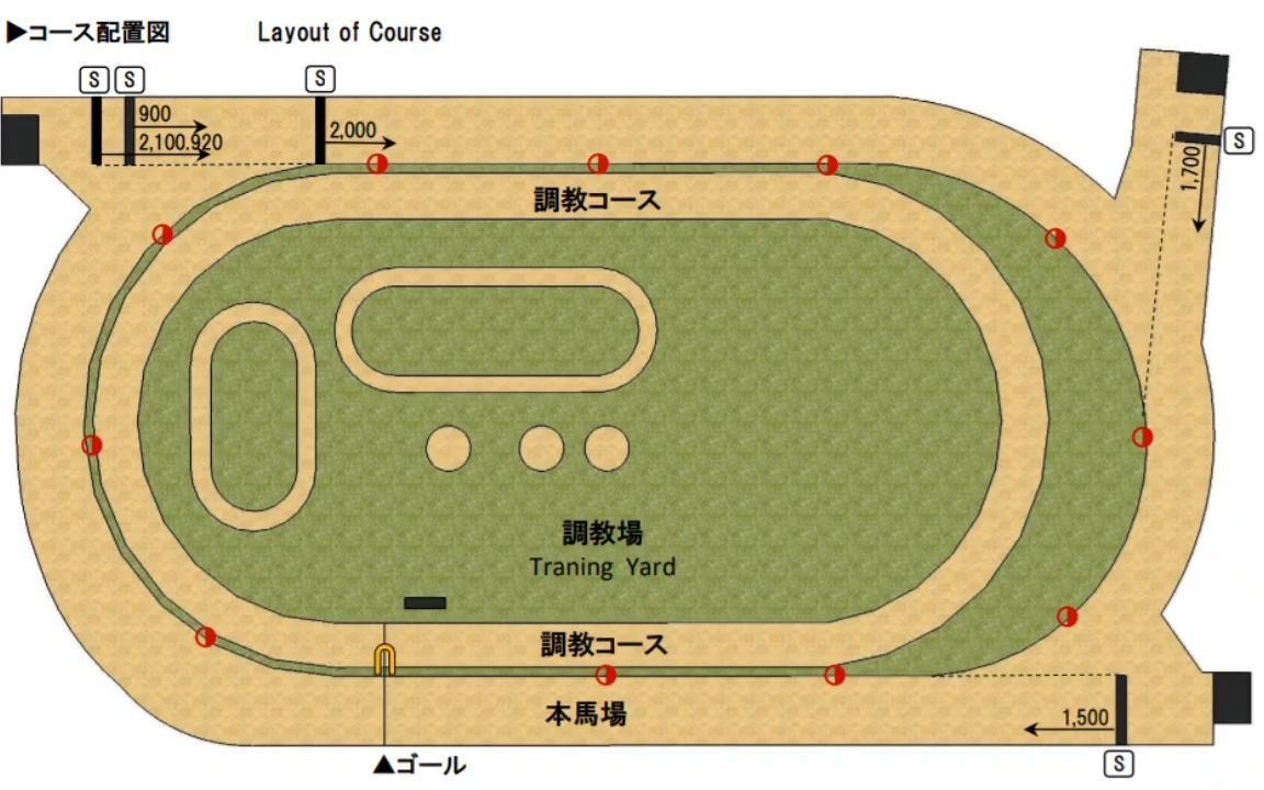跑马场跑道设计图片